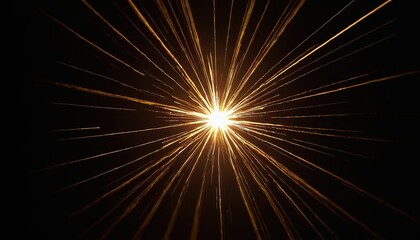 Fototapeta premium Abstract brown light rays and stage effects spotlighting a captivating background