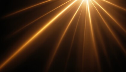 Abstract brown light rays and stage effects spotlighting a captivating background