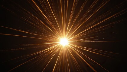 Fototapeta premium Abstract brown light rays and stage effects spotlighting a captivating background