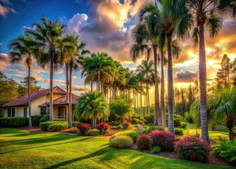 Southwest Florida Retreat: Tropical Paradise, Palm Trees, Pine, Plants, Countryside Escape