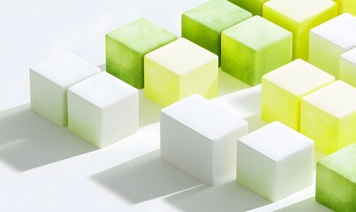 Obraz premium Abstract pastel cubes pattern.