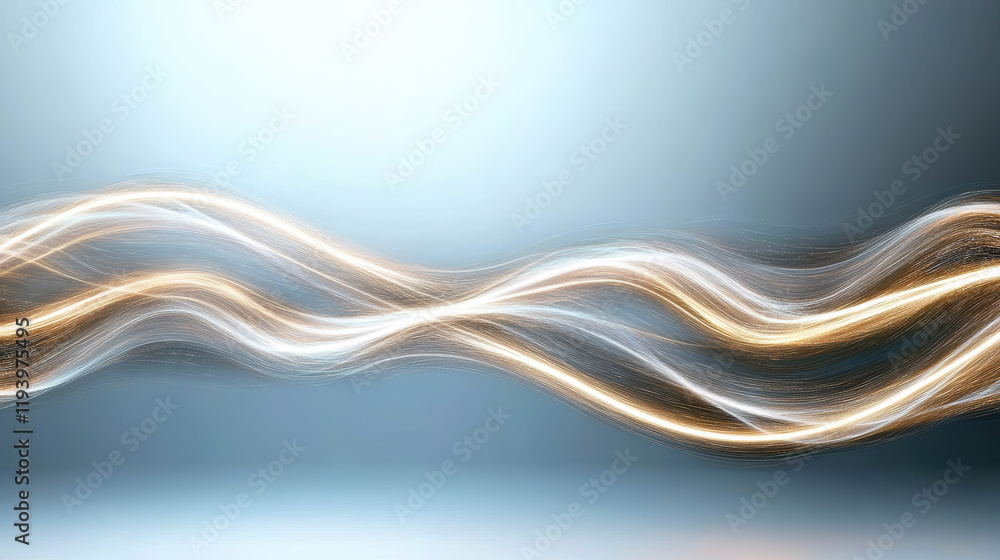 Aufkleber abstract sound waves visualizing beat of electronic music create dynamic flow