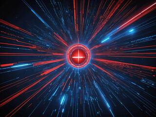 background with rays