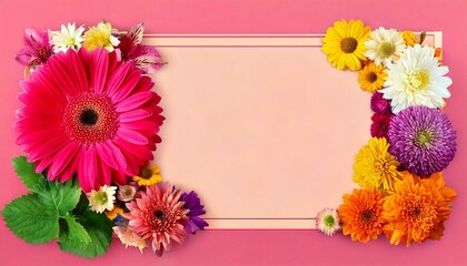 Obraz premium flower frame