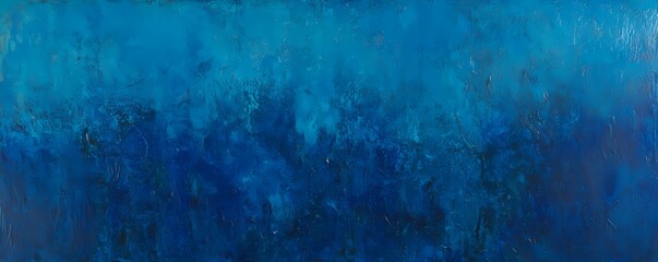 Deep Navy Background Wallpaper with Vibrant Cerulean Light, Banner Header