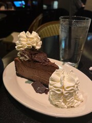 cake with chocolate