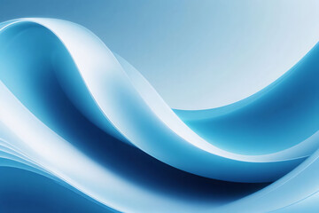 Obraz premium abstract blue wave background