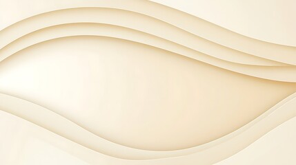 Obraz premium Abstract Beige Curves Background Design