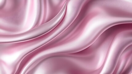 Obraz premium Soft Pink Silk Draped Fabric Background