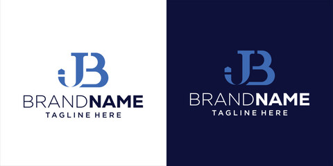 Creative Abstract Logo JB Luxury, Design Inspiration, Illustration, Vector, Icon