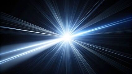 Dramatic Light Beam Photography: Black Background Spotlight Rays Streaks