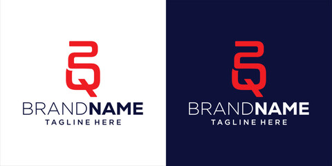 Creative 2Q Abstract Logo, Design Inspiration, Illustration, Vector, Icon
