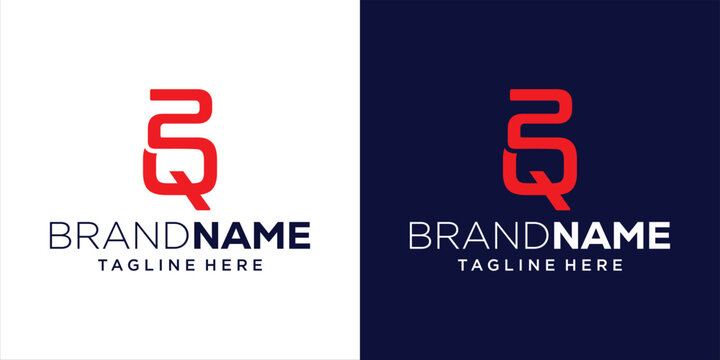 Creative 2Q Abstract Logo, Design Inspiration, Illustration, Vector, Icon