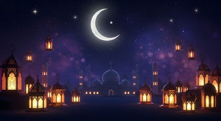 ramadan background, Illustration of Ramadan Kareem background with mosque Islamic style arches and Arabic patterns, abstract background