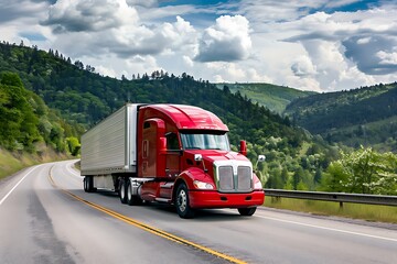 Truck on the highway