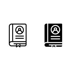 employee handbook icon set color editable