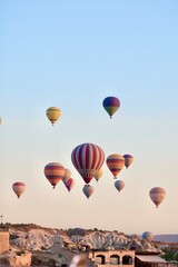 Obraz premium Hot air balloon in Cappadocia Turkey 