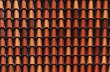 Sophisticated Orange Tile Texture 6K: Adds Depth to Architectural Designs