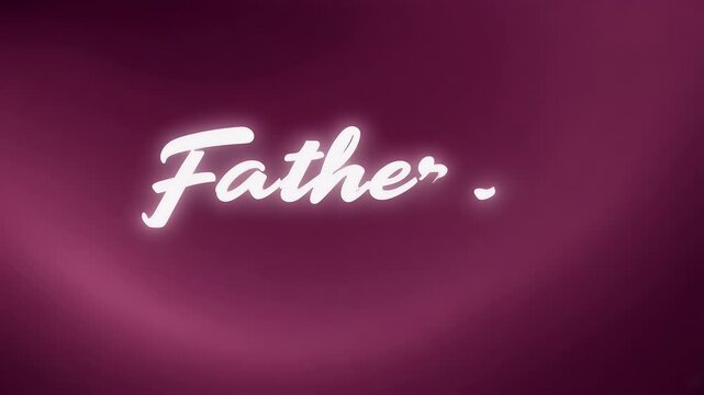 creatively reflected Father&rsquo;s Day message in white text deep maroon background conveying elegance heartfelt appreciation