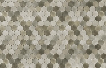 High Resolution Hexagon Concrete Wall &ndash; Rustic and Elegant 6K Texture

