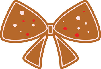 Gingerbread Ribbon Bow