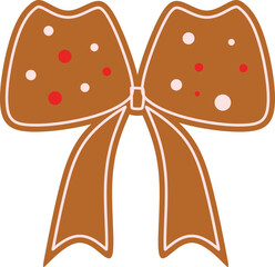 Gingerbread Ribbon Bow