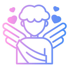cupid Line Gradient Icon