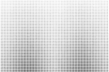 Black Dotted Texture on White Background . Modern Vector Art . Old Paper Effect with Comic Texture . Abstract Wall Design . Grunge Comic Texture Overlay . Vintage Paper Look	