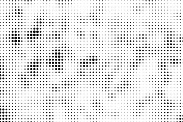 Black Dotted Texture on White Background . Modern Vector Art . Old Paper Effect with Comic Texture . Abstract Wall Design . Grunge Comic Texture Overlay . Vintage Paper Look	