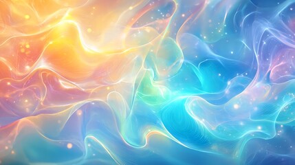 Fototapeta premium pastel nebula: abstract dreamy background - abstract art