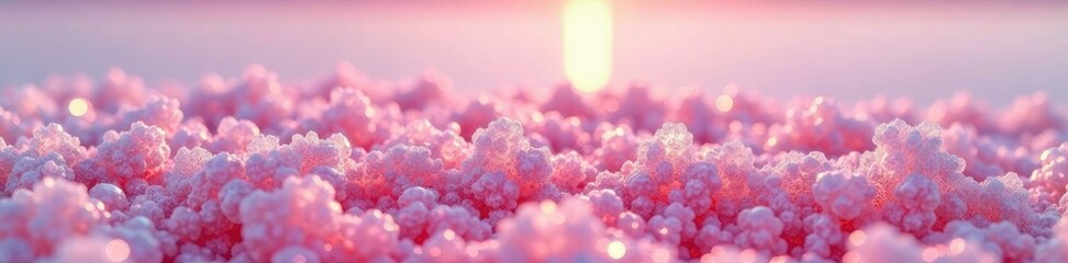 Tiny salt crystals embedded in the surface of an empty salt evaporation pond, sparse, flat