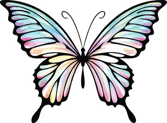 Abstract Butterfly with Bold Vibrancy: A Modern Artistic Interpretation Perfect for Posters, Covers, and Background Designs with a Creative Twist