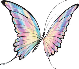 Abstract Butterfly with Bold Vibrancy: A Modern Artistic Interpretation Perfect for Posters, Covers, and Background Designs with a Creative Twist