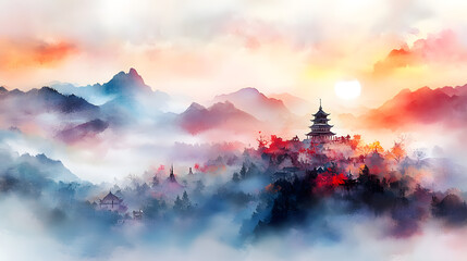 Fototapeta premium Serene sunrise