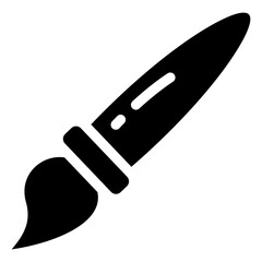 Paint Brush Icon Element For Design