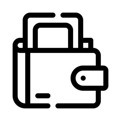 Wallet line icon