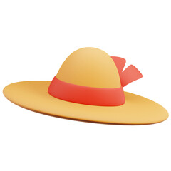 3D Summer Straw Hat