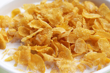 Cornflake cereal for morning breakfast