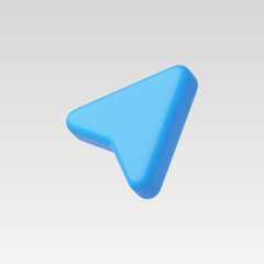 3d Realistic Share Icon vector illustration