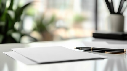 Office desk pen papers contract signing agreement