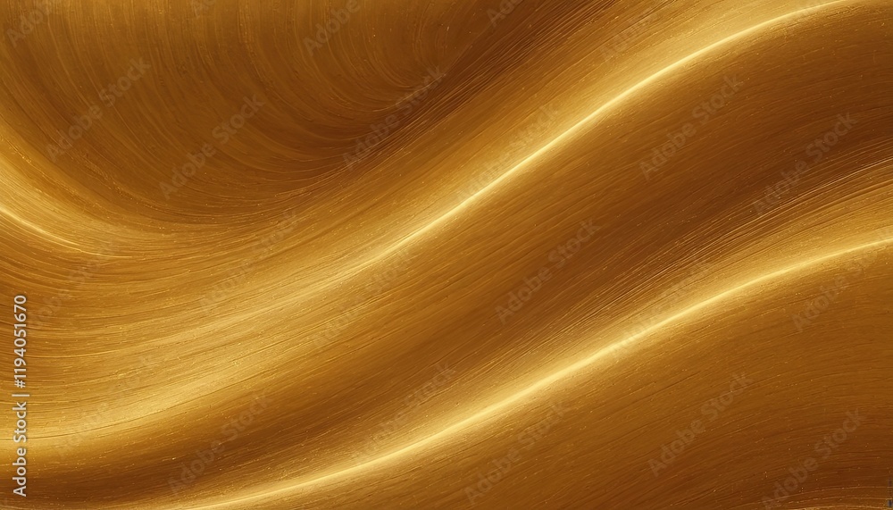 Fototapete abstract golden waves background with space for text.