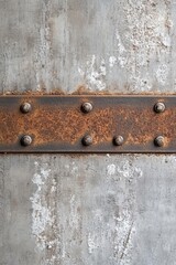 Rustic Metal Texture: Weathered Steel and Grey Panel Background