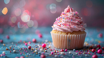 Cup cake poster design