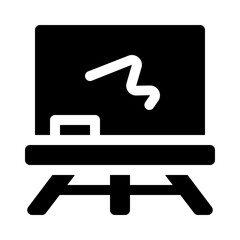 blackboard glyph icon