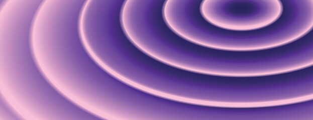 Vibrant purple background with concentric circles. The background features a smooth, gradient texture in purple hues, creating a dynamic effect. Circular pattern background. Purple background vector.