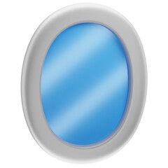 3D Mirror Illustration