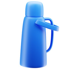 3D Thermos Vacuum Flask Illustration