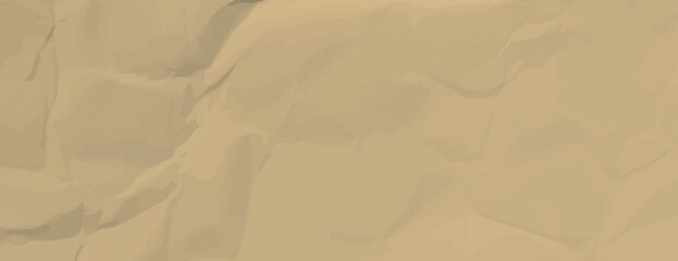 Beige background with a crumpled paper texture. The background features a soft, muted beige color, creating a warm, earthy feel. Paper texture background vector. Beige background.