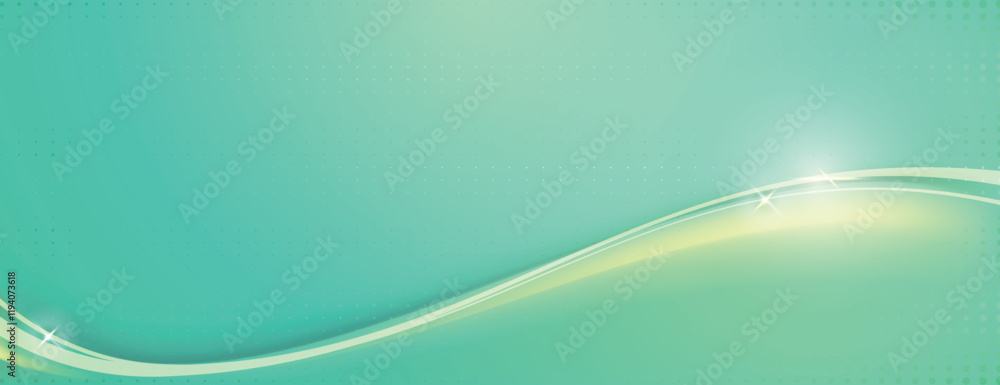 Poster abstract background with a smooth gradient. white and green colors blend with a soft, flowing textur