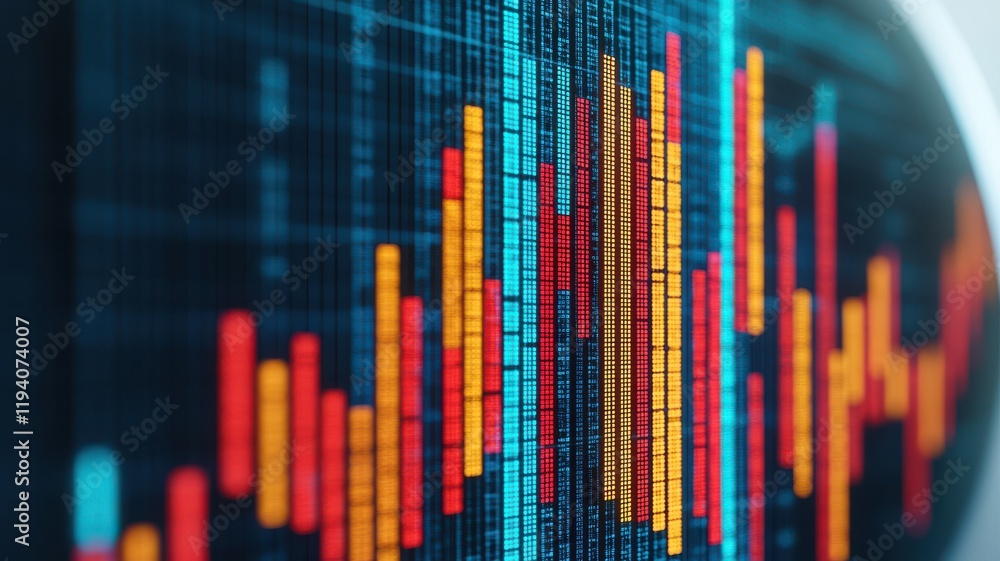 Poster economics gdp analysis concept. colorful data visualization with fluctuating graphs and bars reflect